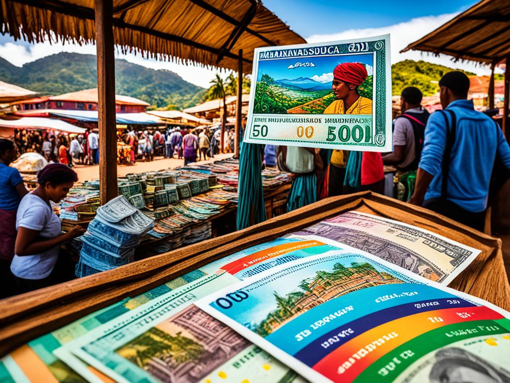 Aktueller Wechselkurs und neue Banknoten Madagaskars